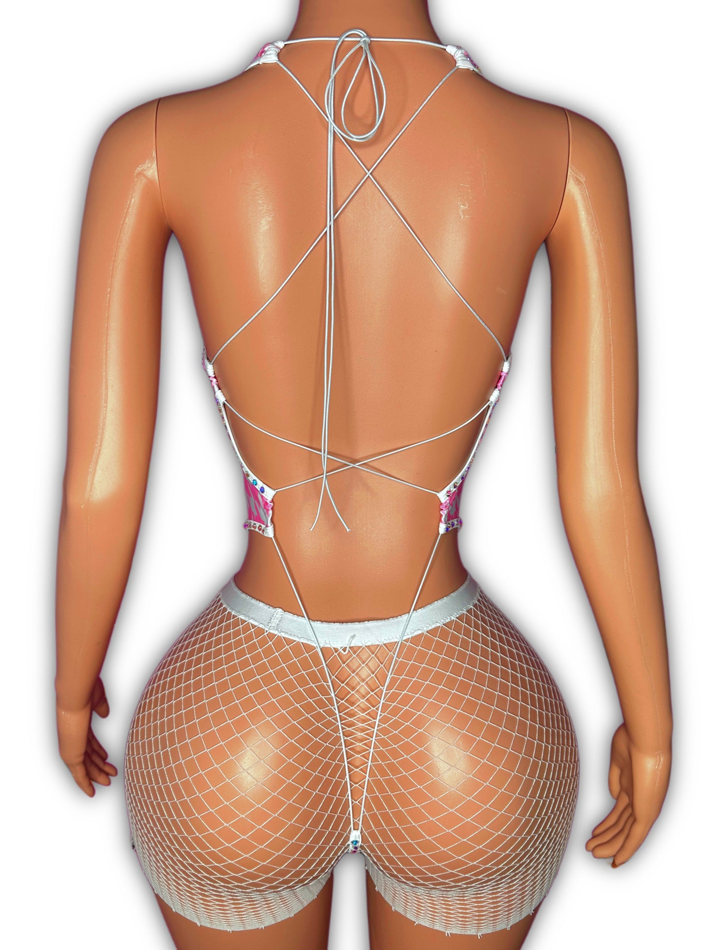 Flirt pink houndstooth- one size fit most