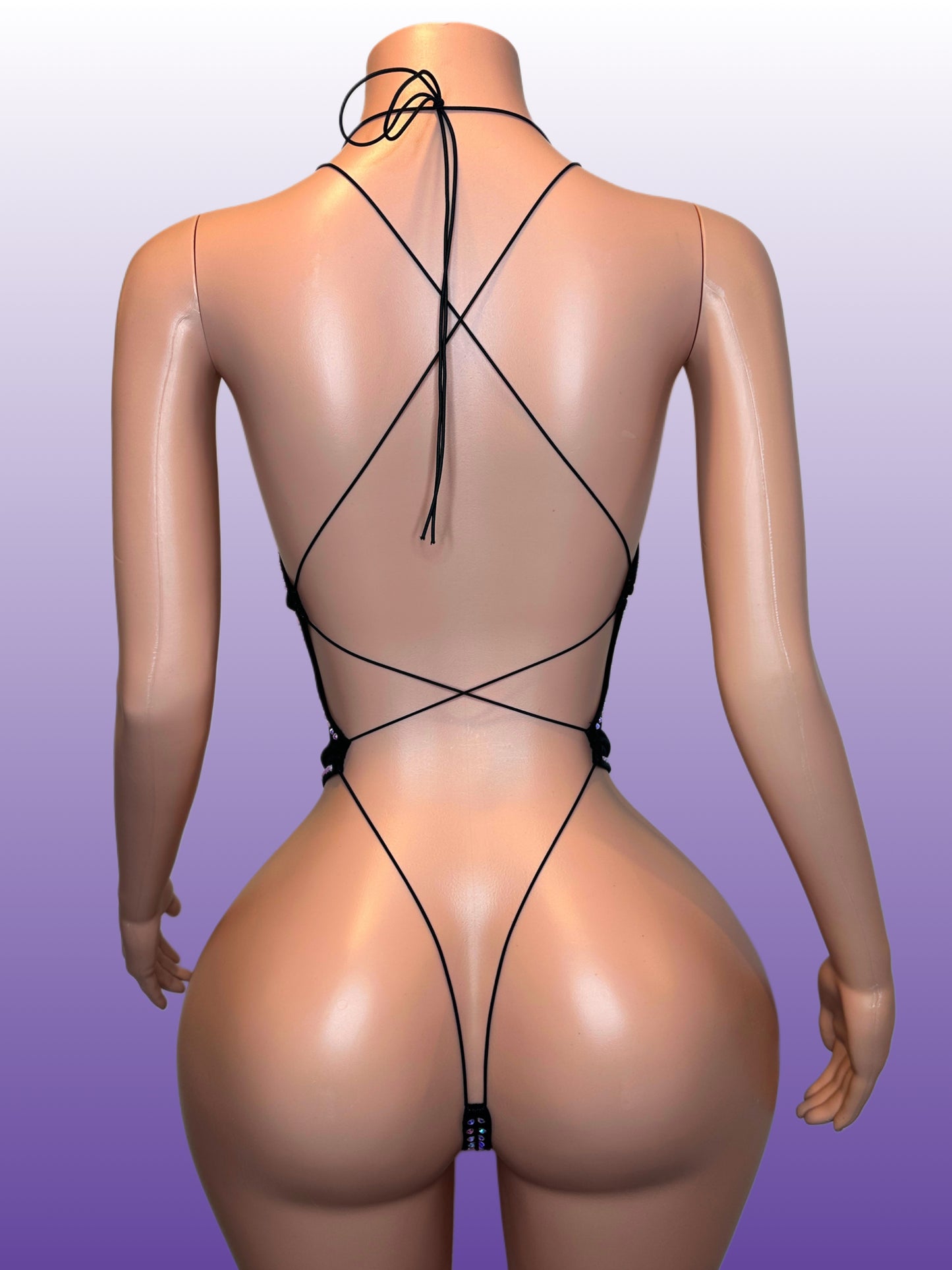 Black one piece - small/medium