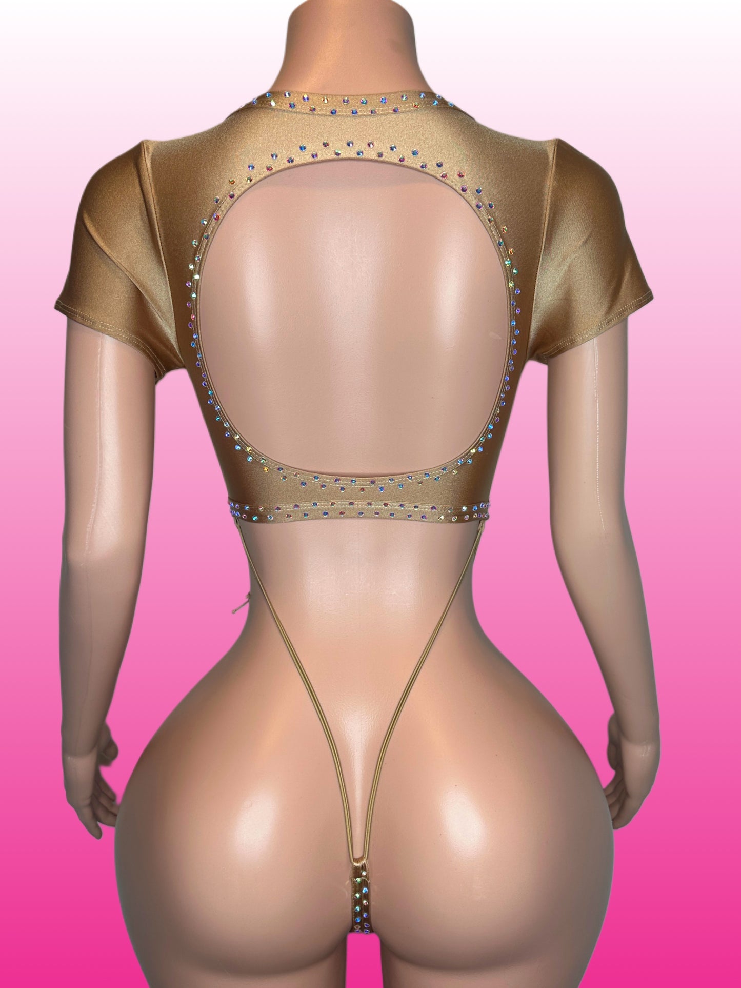 Nude tshirt one piece - small/medium