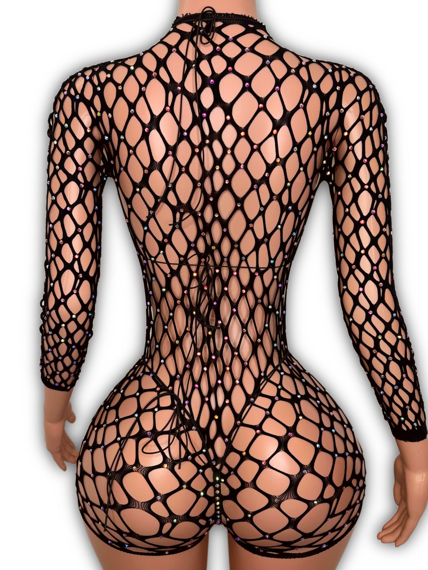 Mesh romper & bikini - one size fit most