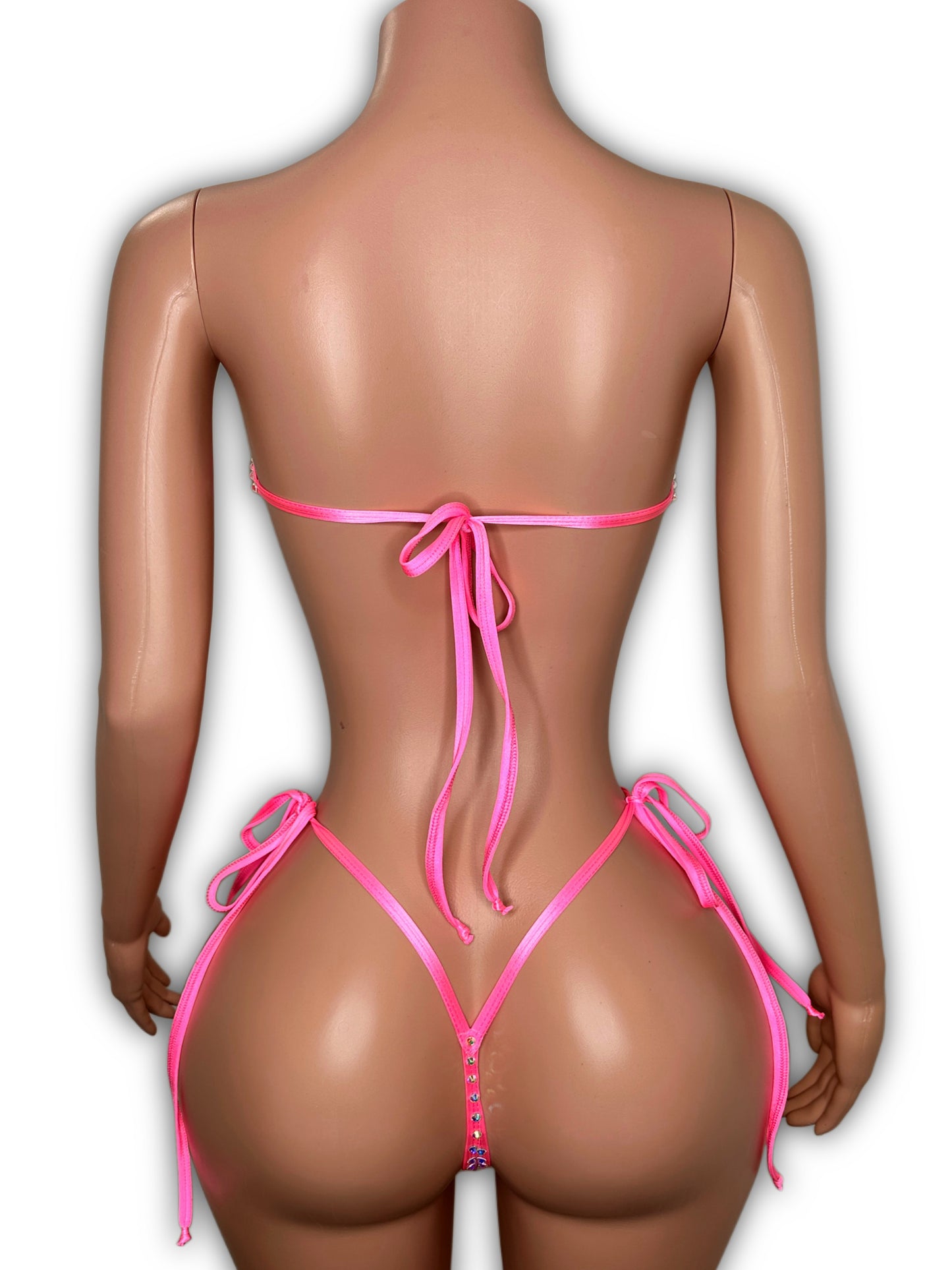 Micro bandeau pink reptile - one size fit most