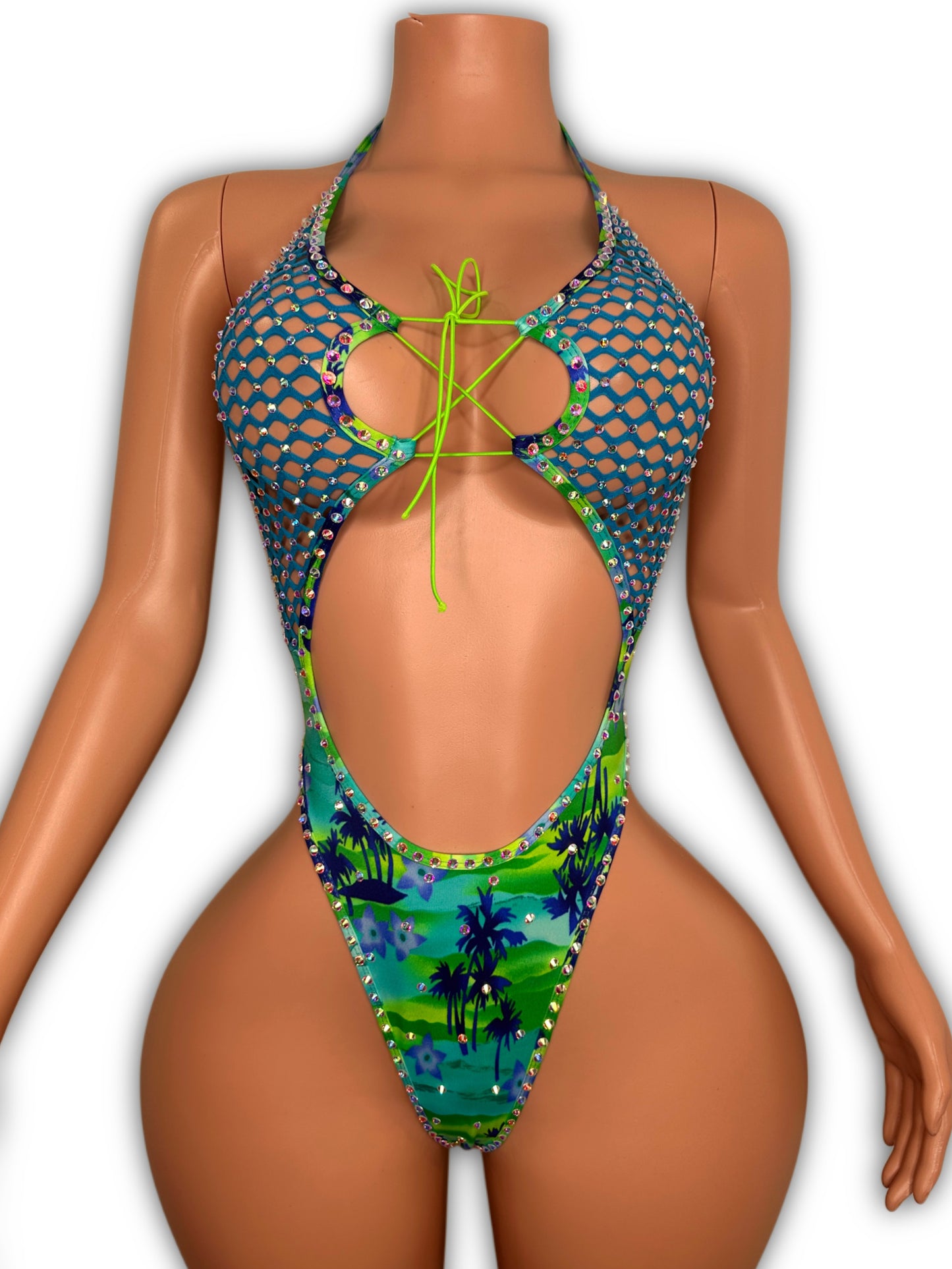 Crystal blue lagoon - one size fit most