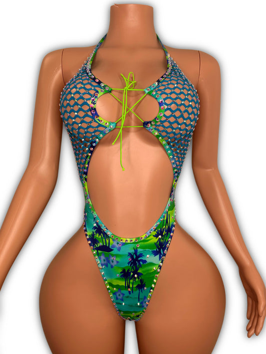 Crystal blue lagoon - one size fit most