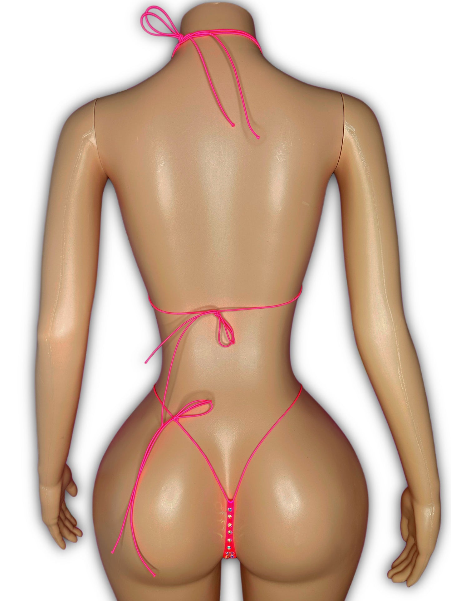 Micro bikini pink neon