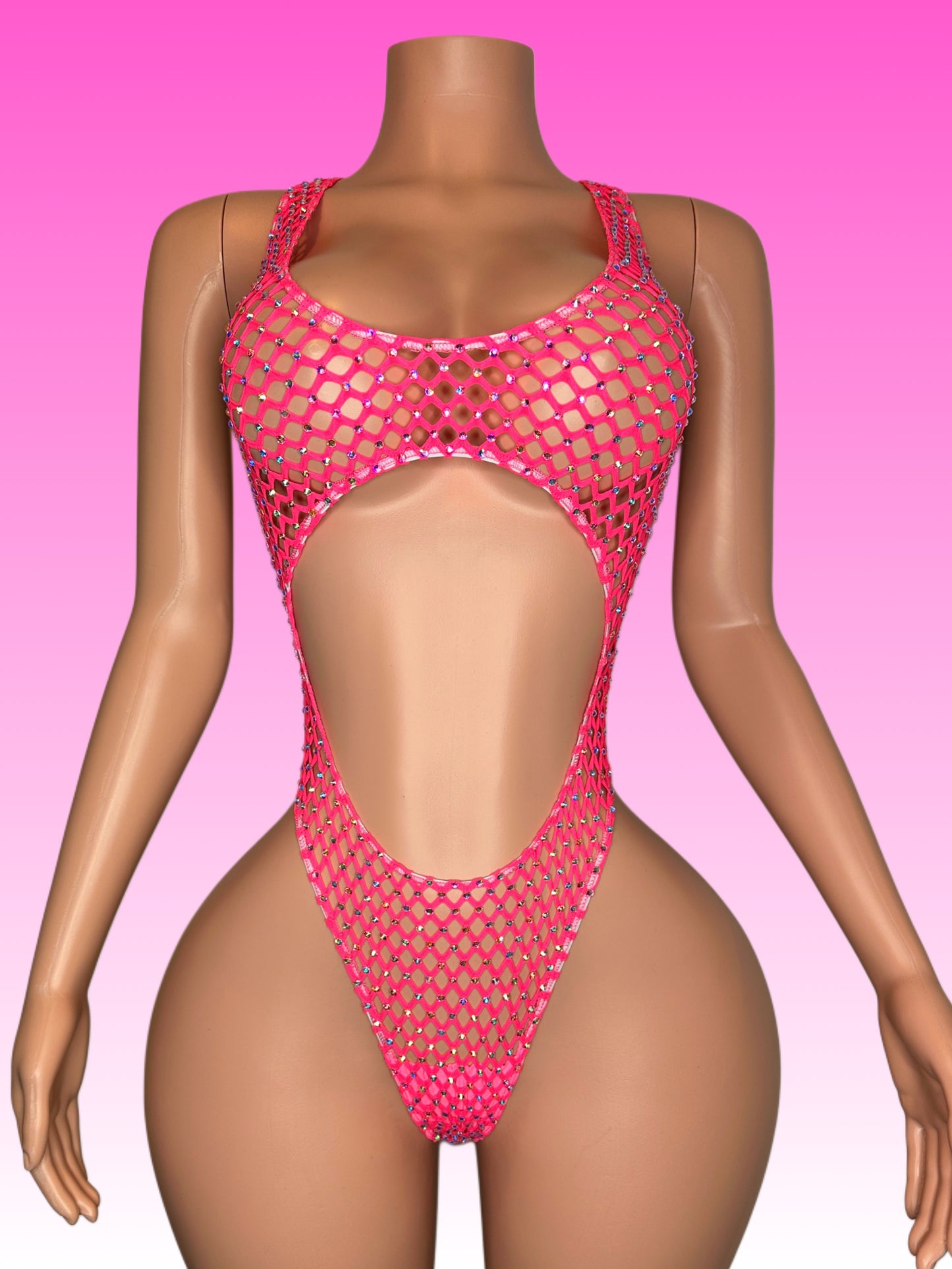 Chelsy - pink mesh