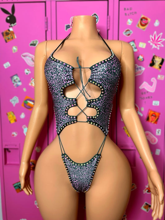 Bliss purple cheetah - one size fit most