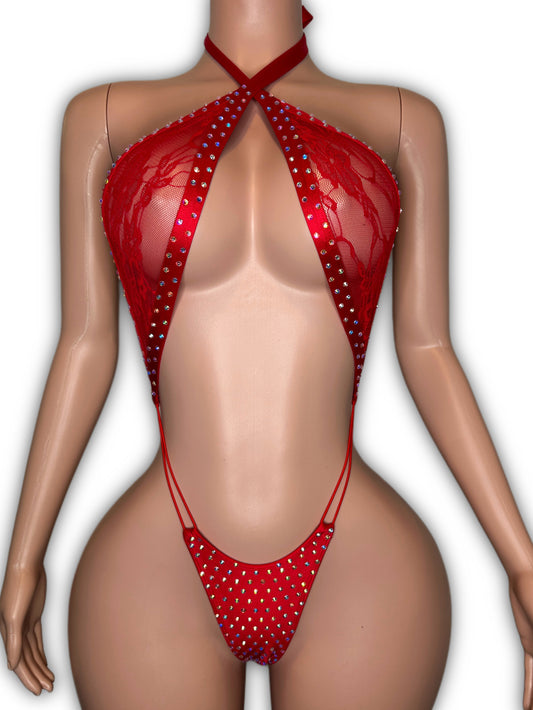 Slingshot red lace - one size fit most