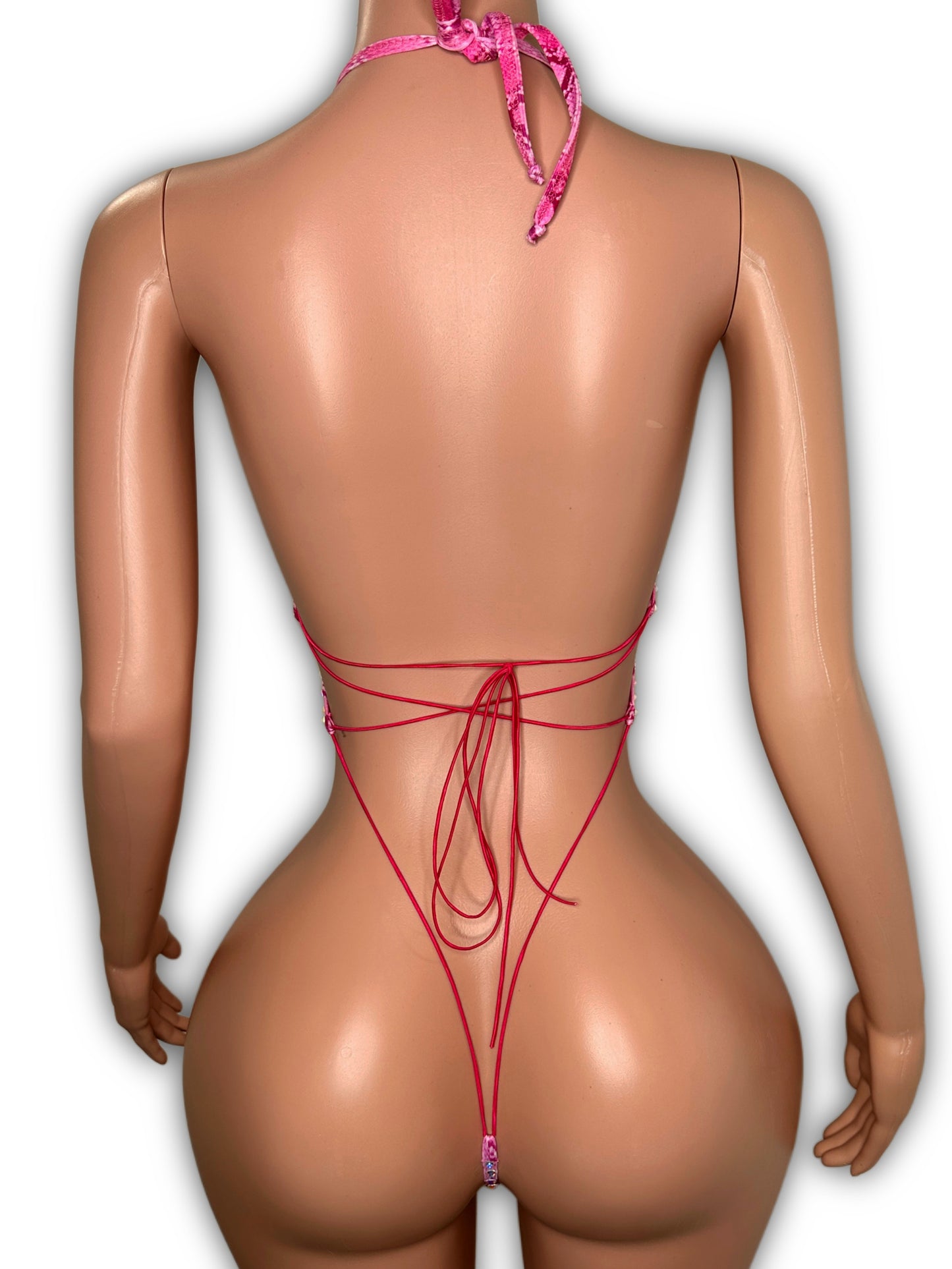Crystal pink reptile - one size fit most